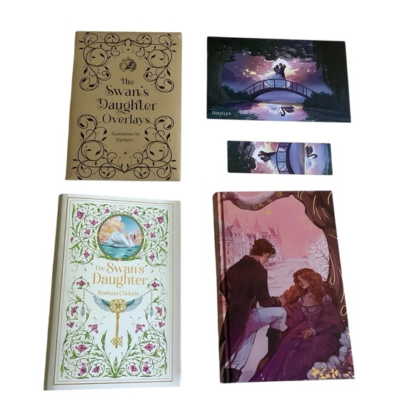 Fairyloot The Swan's Daughter HC Page Overlays BookmarkNew